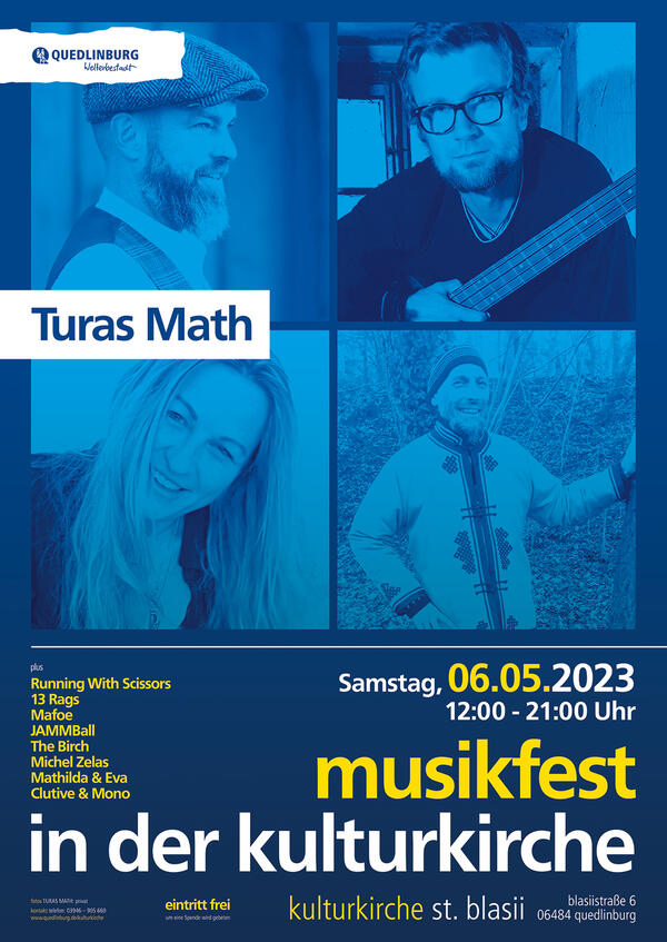 Bild vergrößern: Plakat Musikfest in der Kulturkirche 2023
