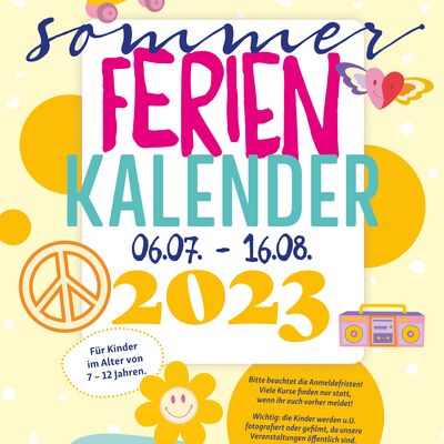 Sommerferienkalender 2023 Cover