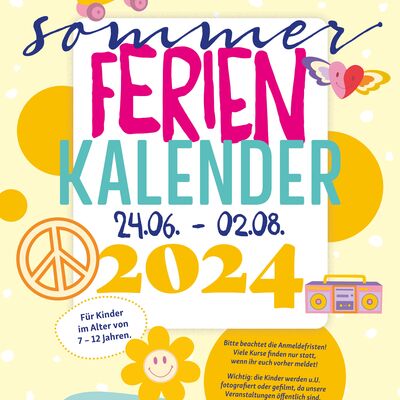 Sommerferienkalender 2024 Deckblatt