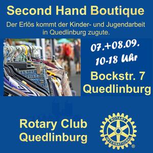 Bild vergrößern: Second Hand Boutique des Rotary Clubs zum Tag des offenen Denkmals