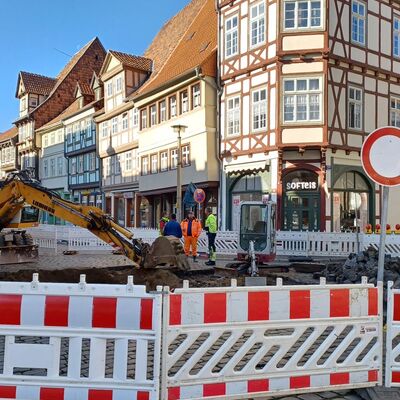 Bild vergrößern: Steinweg Ecke Weberstraße