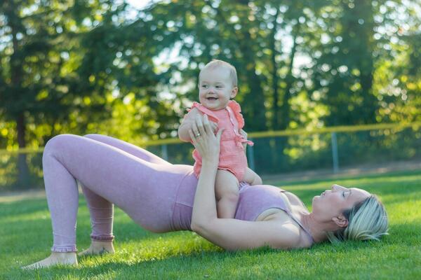 Yoga Mama und Baby