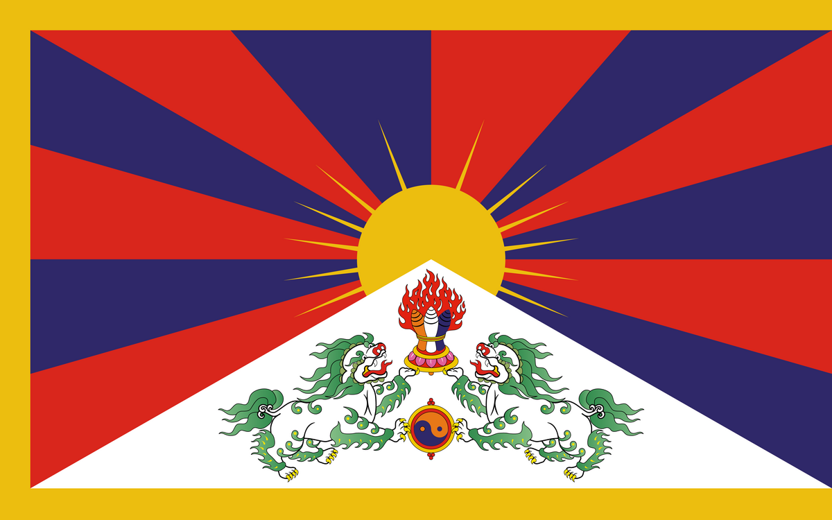 Tibet Flagge