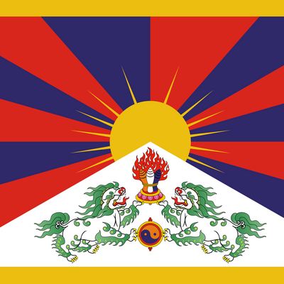 Tibet Flagge