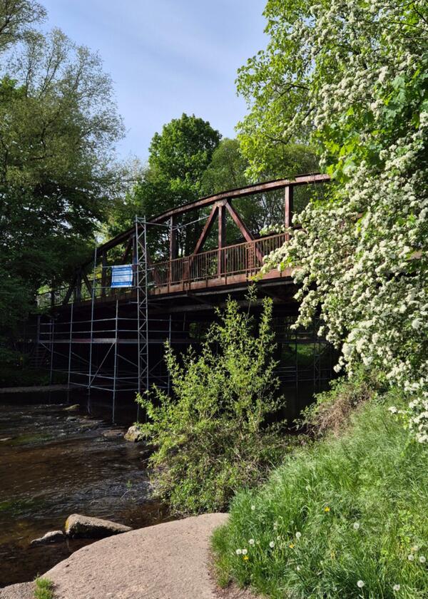 Bild vergrößern: Schafbrcke wird saniert