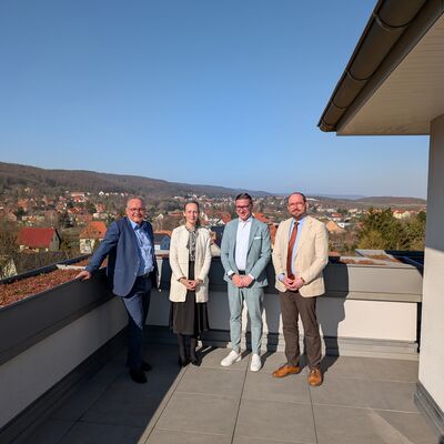 Unternehmensbesuch OB Jacobsgarten