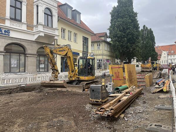 Bild vergrößern: Baustelle Steinweg