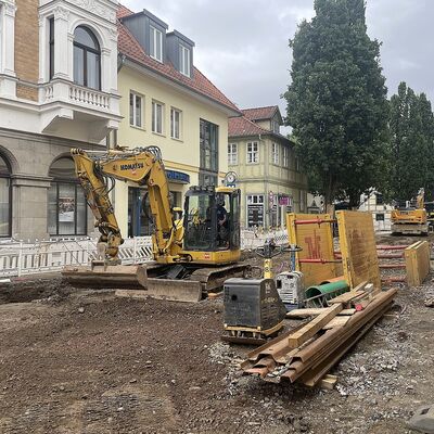 Baustelle Steinweg