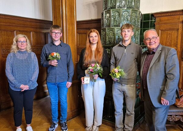 Bild vergrößern: Ausbildungsstart bei der Welterbestadt Quedlinburg
