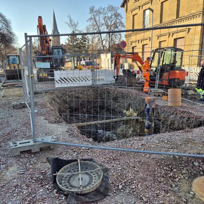 Stresemannstra&szlig;e Baugrube