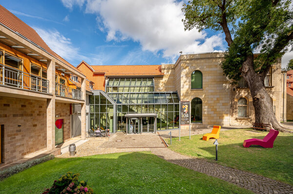 Bild vergr&ouml;&szlig;ern: Museum Lyonel Feininger - Eingang