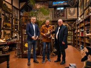 Bild vergr&ouml;&szlig;ern: Unternehmensbesuch OB Kunst- und Aktionshaus Quedlinburg