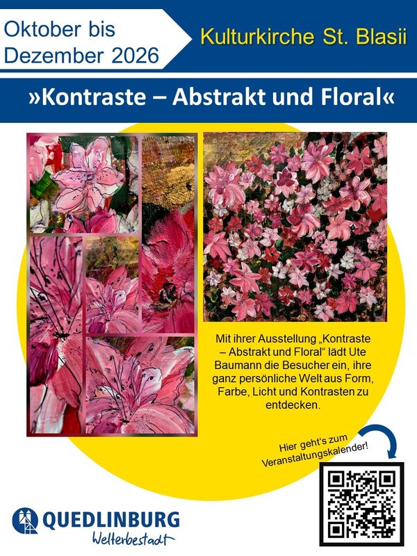 Bild vergr&ouml;&szlig;ern: Konstraste - Abstrakt und Floral